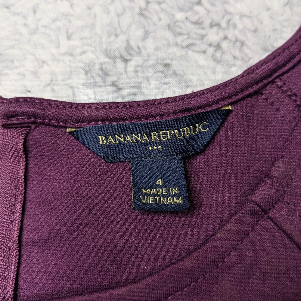 Banana Republic Factory Purple Sleeveless Top - 4 - Picture 4 of 6